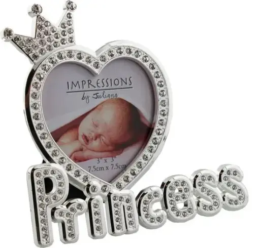 Fotolijstje zilver princess